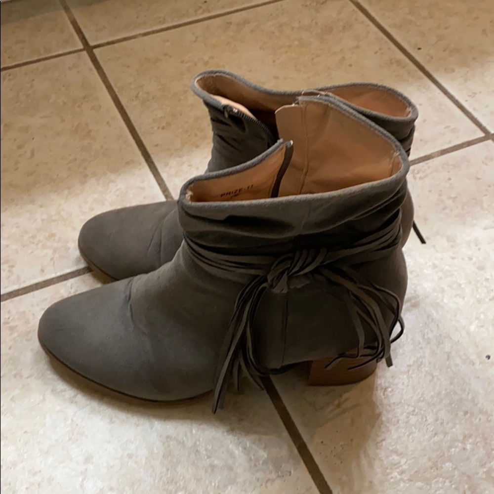 BOHO Fringe Fashion Booties